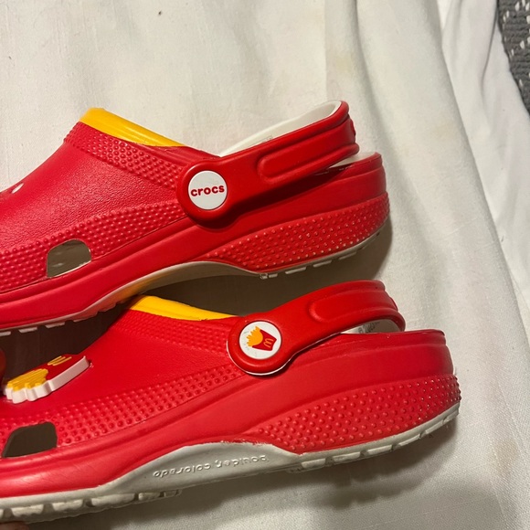 Red Crocs X McDonald’s Collab shoes, sz women’s 8 - Picture 6 of 8